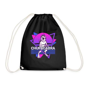 Chupacabra Crypto Cryptozoologie Rétro - Sac de sport léger - noir - Devant