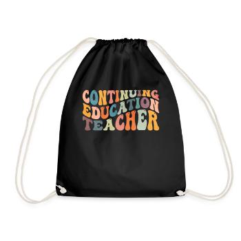 Groovy Teacher Training Lecturer - Drawstring Bag - black - Front