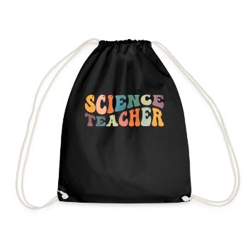 Groovy Science Teacher Wissenschaftlerin Lehre - Turnbeutel - Schwarz - Vorne