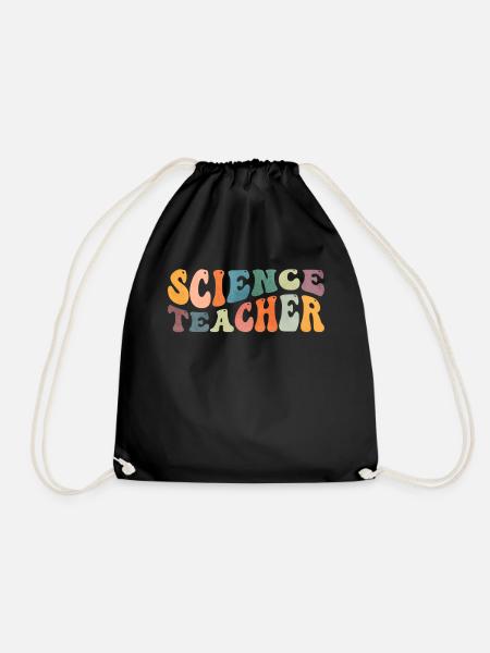 Groovy Science Teacher Wissenschaftlerin Lehre - Turnbeutel - Schwarz