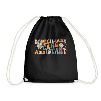 Groovy Home Care Assistant Medical - Drawstring Bag - black - Front