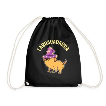 Labracadabra Zauberer - Turnbeutel - Schwarz - Vorne