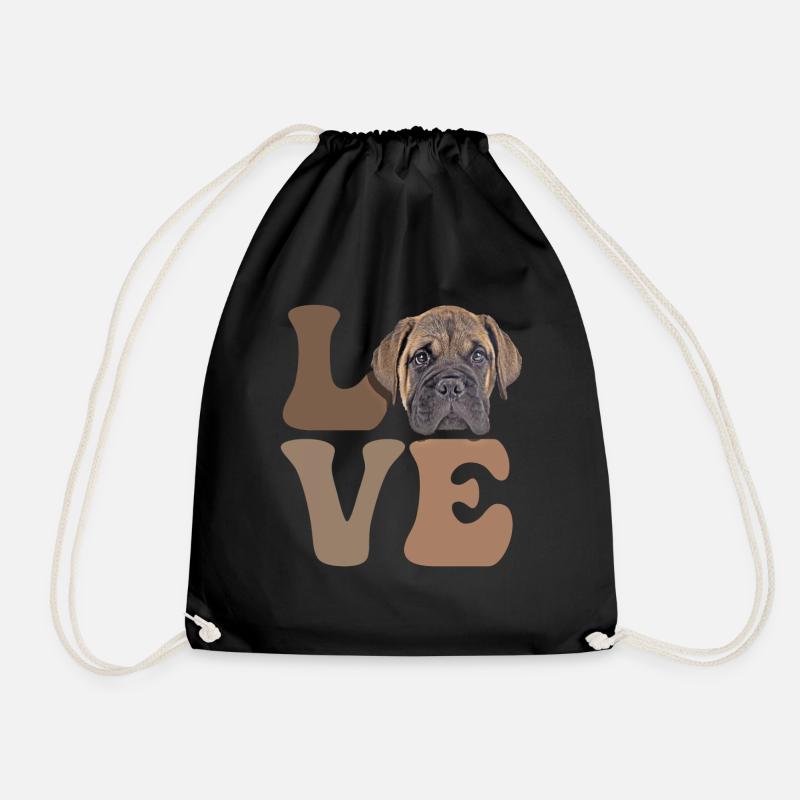 Bullmastiff Hund - Turnbeutel - Schwarz