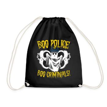 Boo police, boo criminels! Policier Halloween - Sac de sport léger - noir - Devant