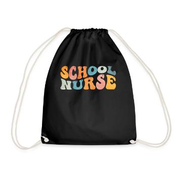 Groovy School Nurse Nursing - Sac de sport léger - noir - Devant