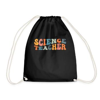 Groovy Science Teacher Wissenschaftlerin Lehre - Turnbeutel - Schwarz - Vorne