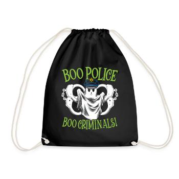 Boo police, boo criminels! Policier Halloween - Sac de sport léger - noir - Devant
