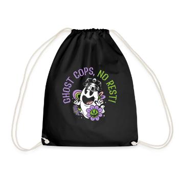 Flics fantômes, pas de repos ! Le policier Spooky Hal - Sac de sport léger - noir - Devant