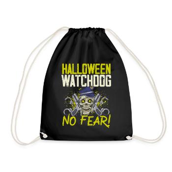 Chien de garde d’Halloween, n’ayez crainte! Policier Halloween - Sac de sport léger - noir - Devant