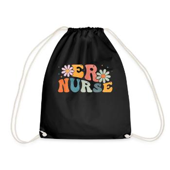 Groovy ER Infirmière d’urgence - Sac de sport léger - noir - Devant