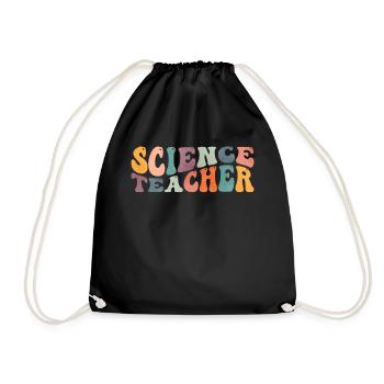 Groovy Science Teacher Wissenschaftlerin Lehre - Turnbeutel - Schwarz - Vorne