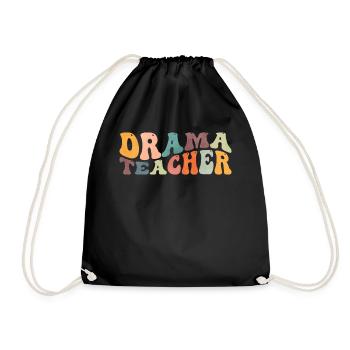 Groovy Drama Professeur de théâtre Théâtre Enseignement - Sac de sport léger - noir - Devant