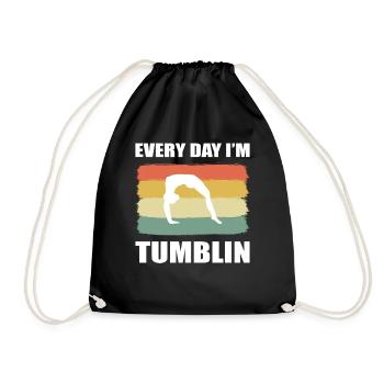 Every Day I'm Tumblin Turner Trainer - Turnbeutel - Schwarz - Vorne