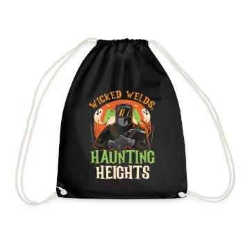 Wicked Welds Haunting Heights Schweißer Halloween - Turnbeutel - Schwarz - Vorne