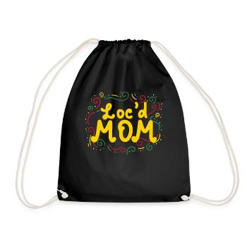 Dreadlocks Rastafari Rasta Afro - Drawstring Bag - black - Front