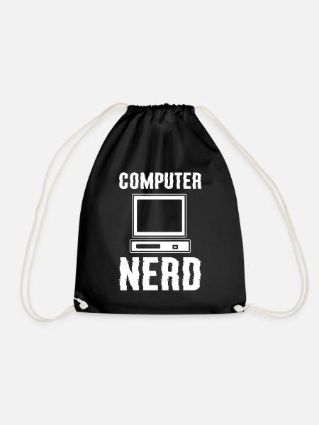Computer Nerd Computerspezialist - Turnbeutel - Schwarz