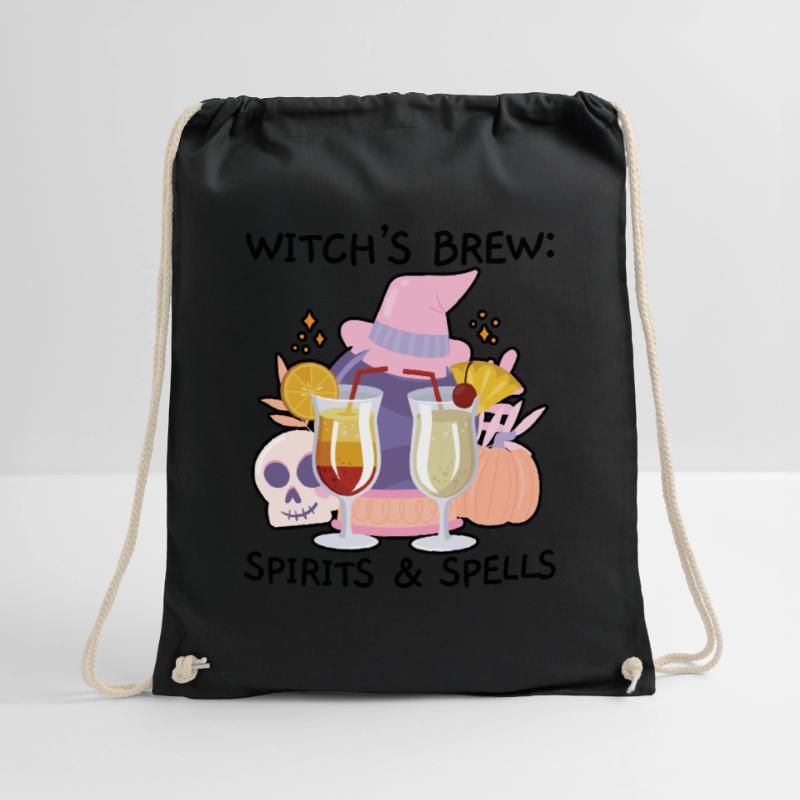 Witch's Brew: Ghosts & Spells Bartender Hal Drawstring Bag