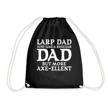 Fun live-action role-playing game - Drawstring Bag - black - Front