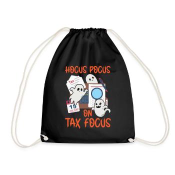 Hocus-pocus sur le comptable fiscal Halloween - Sac de sport léger - noir - Devant