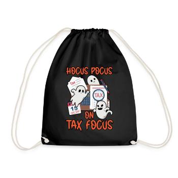 Hocus-pocus sur le comptable fiscal Halloween - Sac de sport léger - noir - Devant