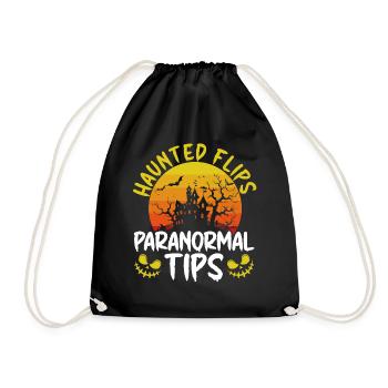 Haunted Flips Paranormal Tips Agent immobilier H - Sac de sport léger - noir - Devant