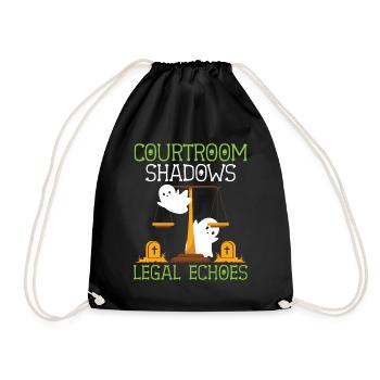 Courtroom Shadow Legal Echoes Avocat Hal - Sac de sport léger - noir - Devant