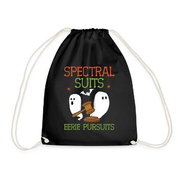 Spectral Suits Scary Pursuits Lawyer H - Drawstring Bag - black - Front