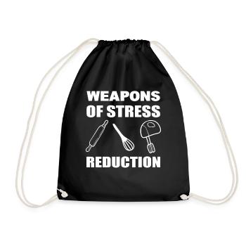 Lustiges Backen Spezialbäcker - Turnbeutel - Schwarz - Vorne