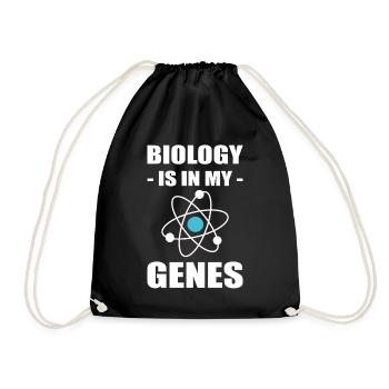 Wissenschaft Biologie Biologieprofessor - Turnbeutel - Schwarz - Vorne