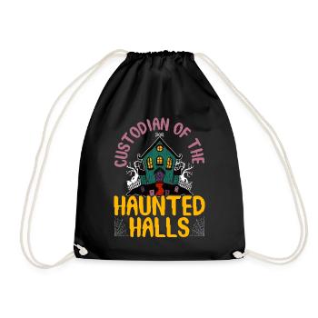 Caretaker of the Ghost Halls Caretaker Hallowee - Drawstring Bag - black - Front