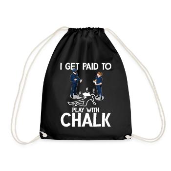 Drôle de scientifique médico-légal - Sac de sport léger - noir - Devant