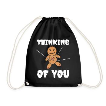 Thinking Of You Zauberer - Turnbeutel - Schwarz - Vorne