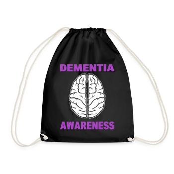 Dementia Awareness Neurologe - Turnbeutel - Schwarz - Vorne