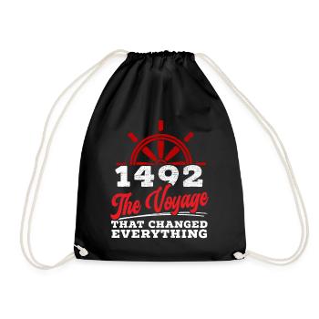 1492: The journey that changed everything - Drawstring Bag - black - Front