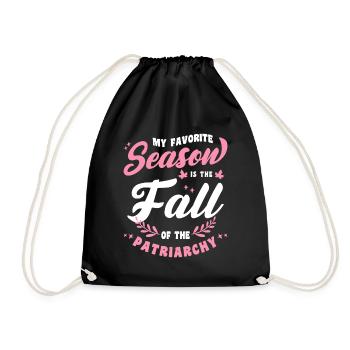 Ma saison préférée est la chute du patriarcat - Sac de sport léger - noir - Devant