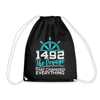 1492: The journey that changed everything - Drawstring Bag - black - Front