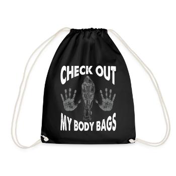 Funny Forensic Scientist Science Investigator - Drawstring Bag - black - Front
