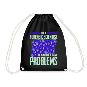 Drôle de chercheur scientifique - Sac de sport léger - noir - Devant