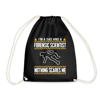 Drôle de science - Sac de sport léger - noir - Devant