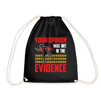 Drôle de scientifique médico-légal - Sac de sport léger - noir - Devant