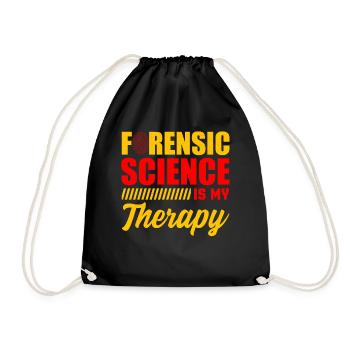 Funny coroner - Drawstring Bag - black - Front