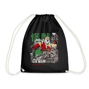 Kaiju Père Noël Monstre d’anime japonais Weihn - Sac de sport léger - noir - Devant