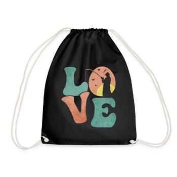 Pêche en haute mer Pêcheuse Pêcheuse AMOUR - Sac de sport léger - noir - Devant