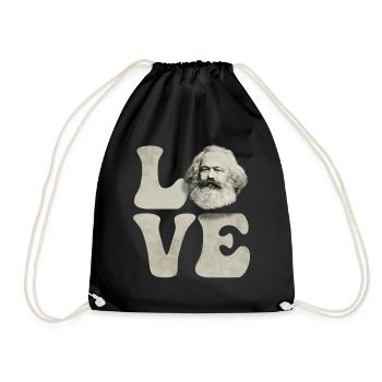Communism Communist Socialist Socialism - Drawstring Bag - black - Front