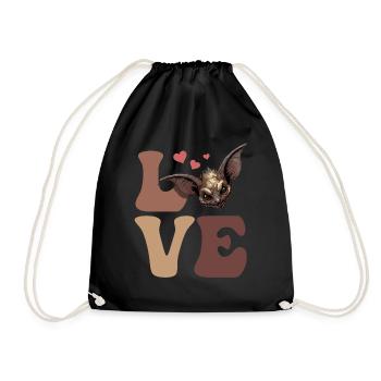 El Chupacabra Crypttides Cryptozoologie AMOUR - Sac de sport léger - noir - Devant