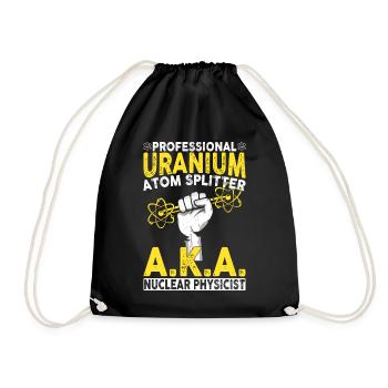 Ingénieur nucléaire - Sac de sport léger - noir - Devant