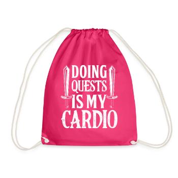 Jeux de rôle en direct LARP - Sac de sport léger - fuchsia - Devant