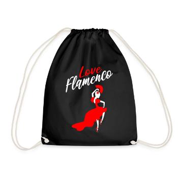 Flamenco -Tänzer Choreograph - Turnbeutel - Schwarz - Vorne
