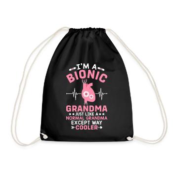 Chirurgie à cœur ouvert - Sac de sport léger - noir - Devant
