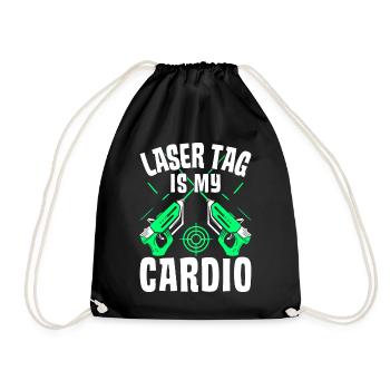 Player - Drawstring Bag - black - Front
